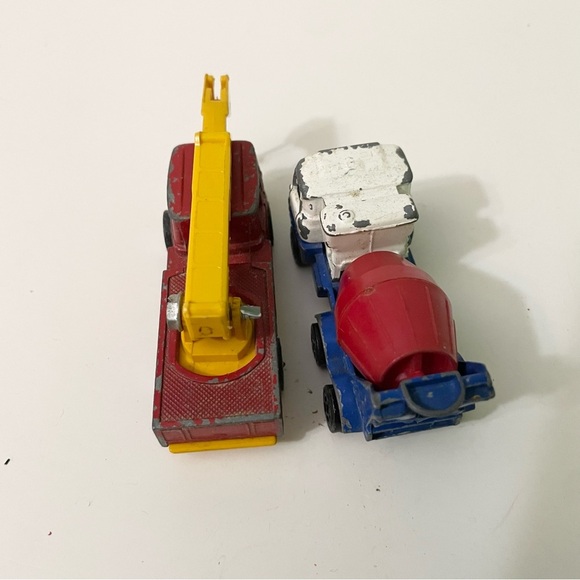 Vtg Corgi Junior Diecast Scammell Concrete Mixer Simon Snorkel Fire Engine - Picture 4 of 16